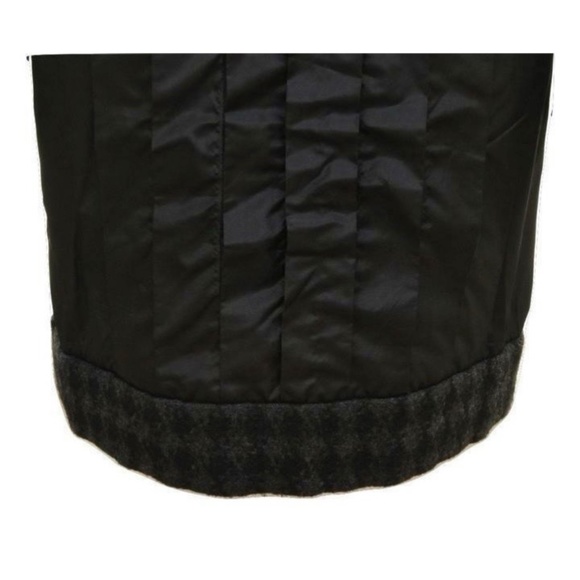 Chanel Black Silk Taffeta Coat Dress Cashmere Trim Button Down Sz 40 08A 2008 - Picture 6 of 9